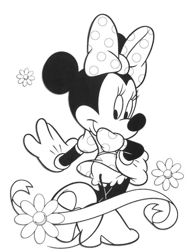 Minnie para colorir