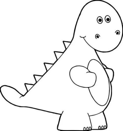 Dinossauro para pintar