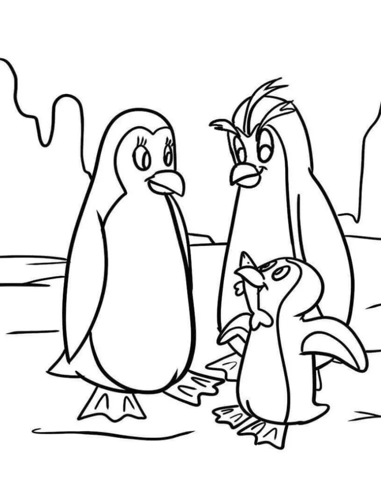 Pinguim para pintar