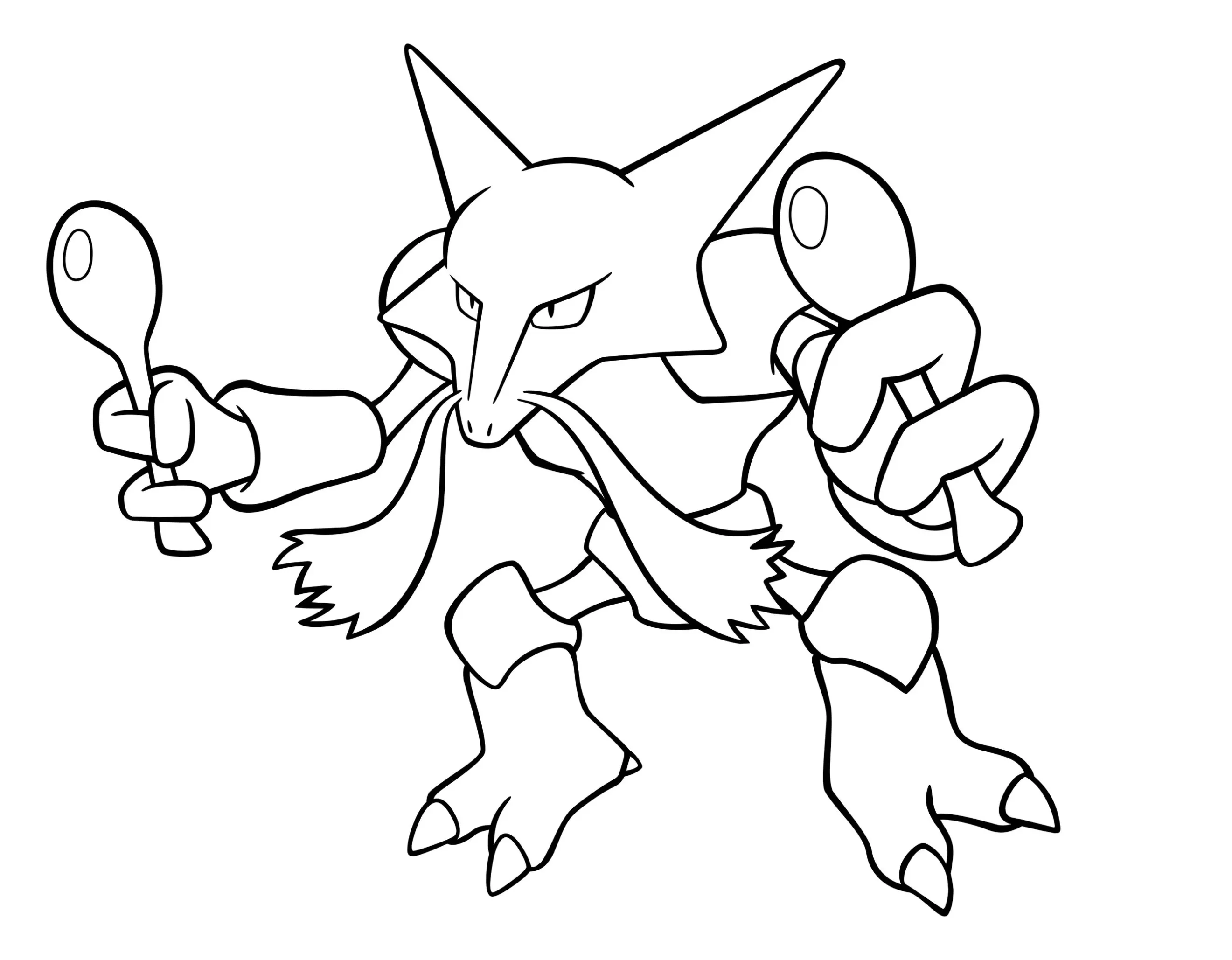 Desenhos de Mewtwo e Mew para Colorir e Imprimir 