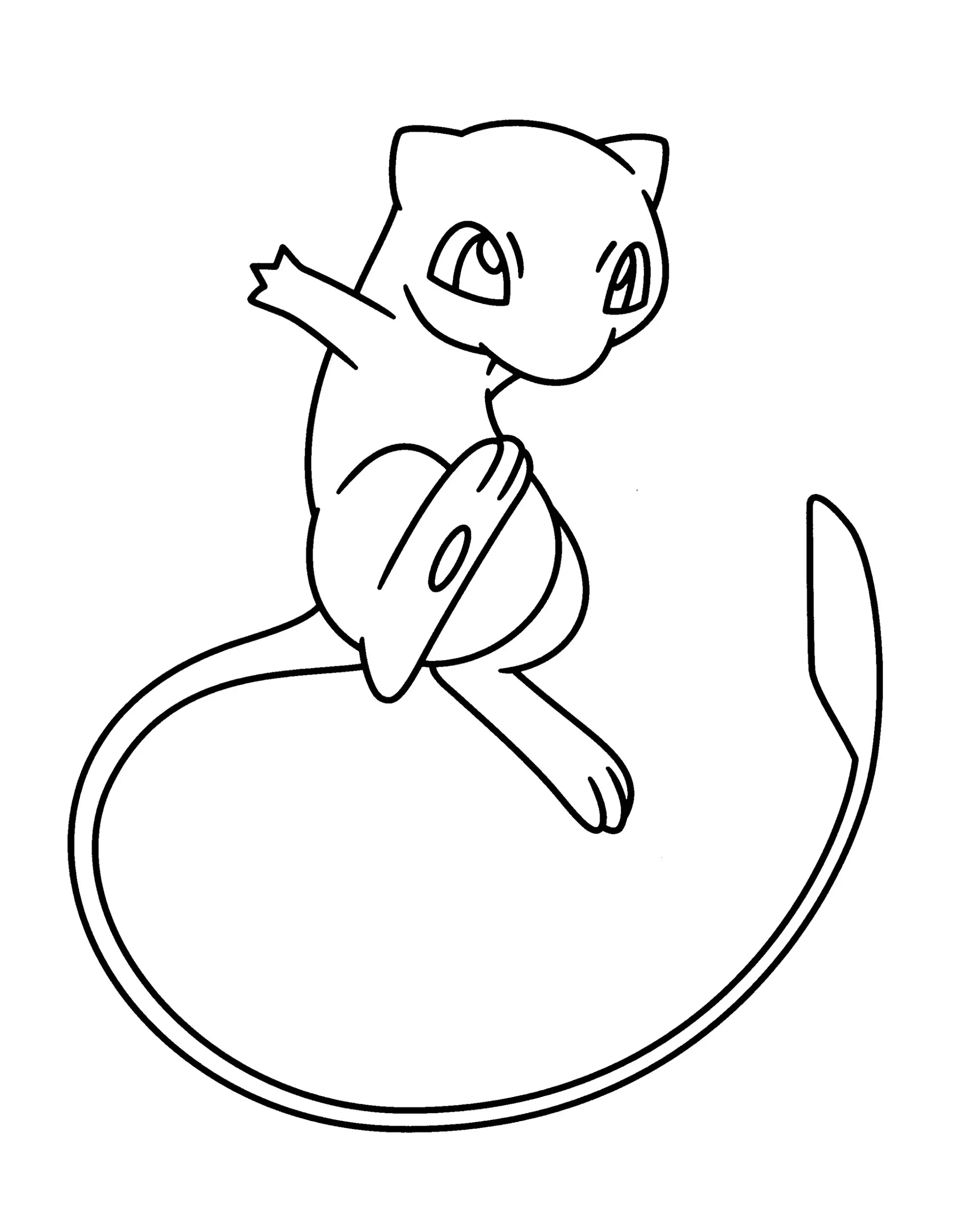 Desenhos de Mew para Colorir