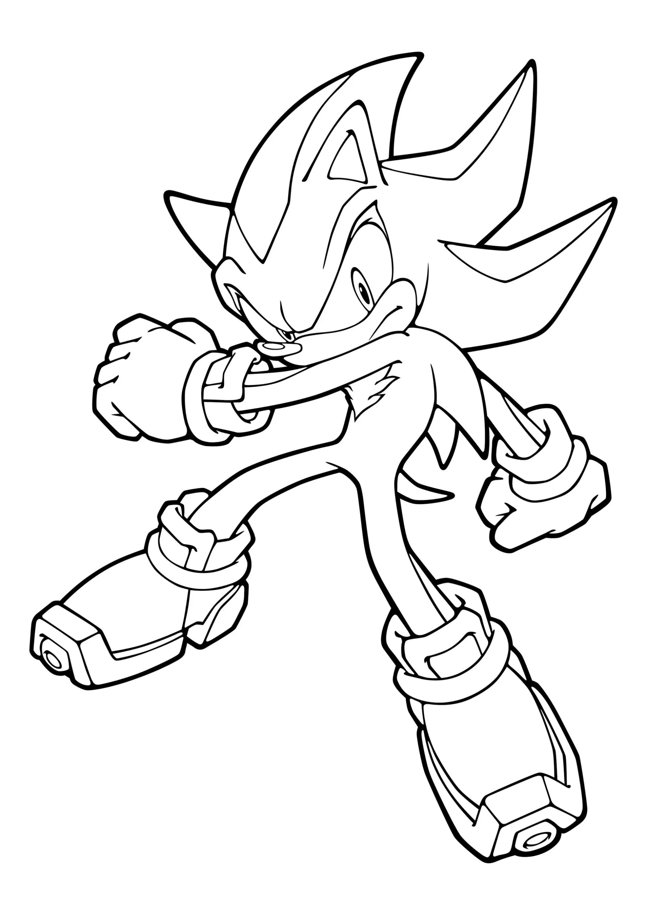 Imprimir sonic para colorir Colorir e Pintar!