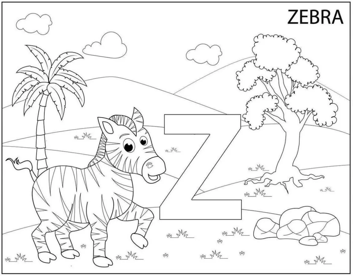 Zebra para pintar