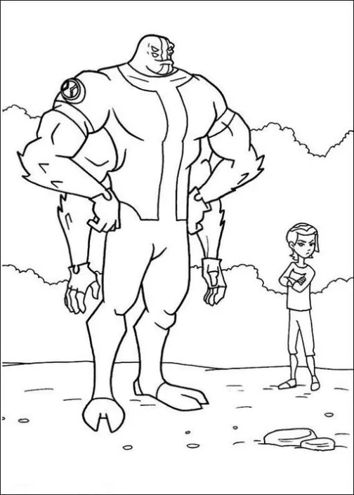 Ben 10 para colorir (Ben 10 colouring page)