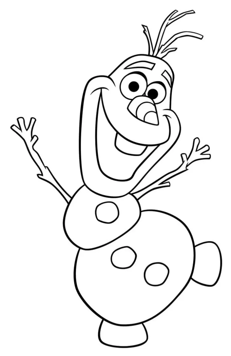 Olaf para imprimir