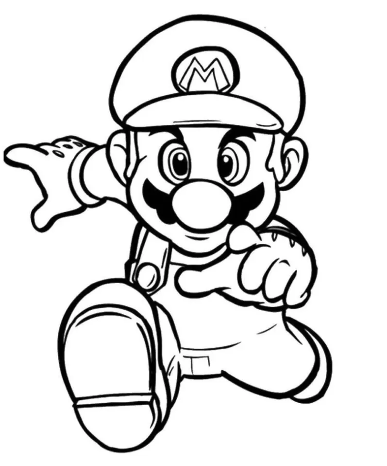 Mario Bros para pintar