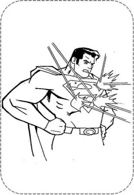 Superman para pintar