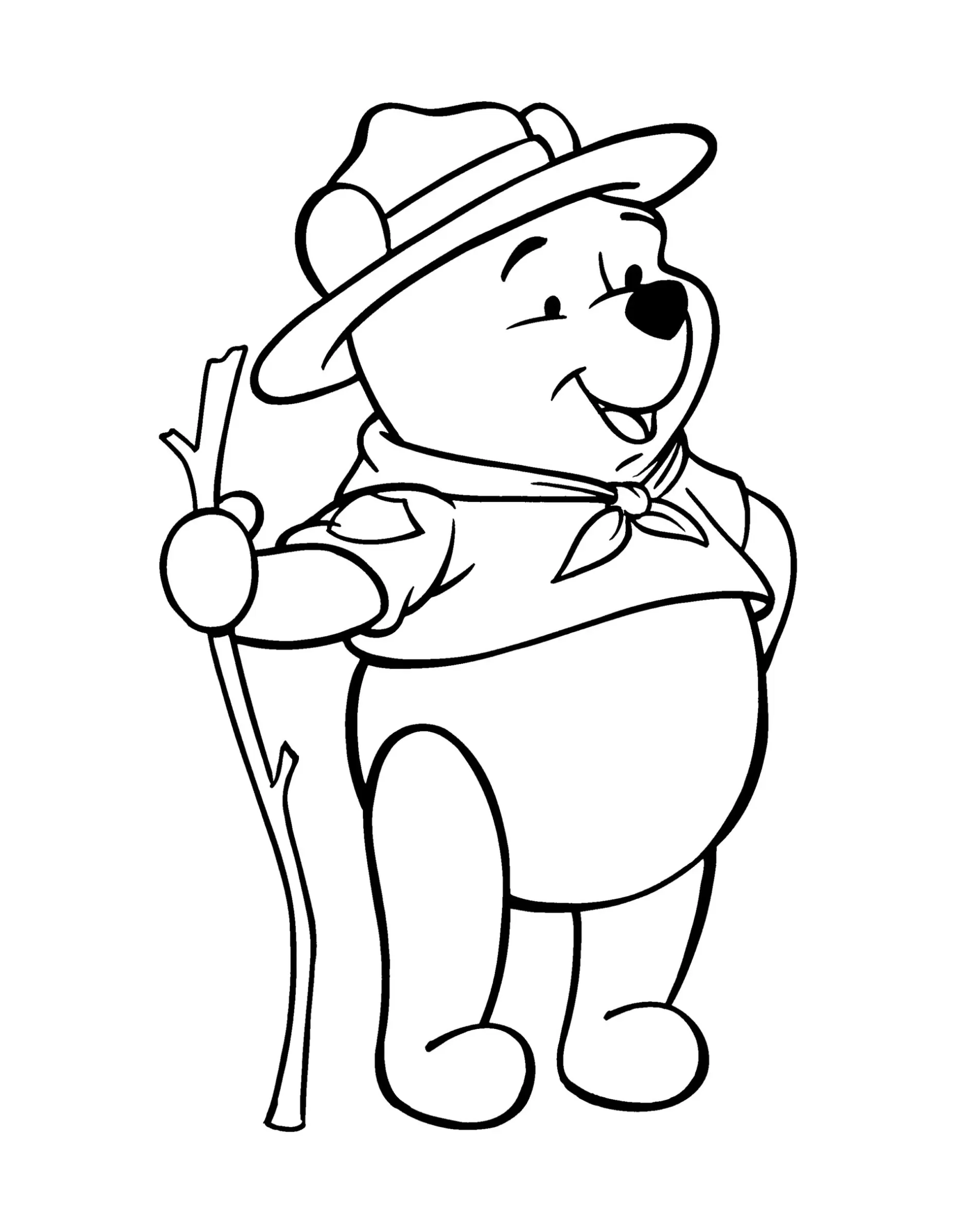 Ursinho Pooh para pintar