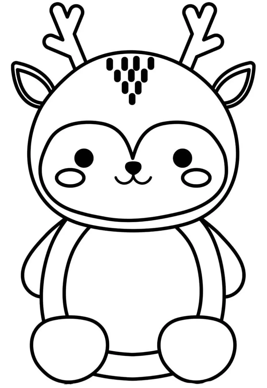 Desenhos para colorir Kawaii