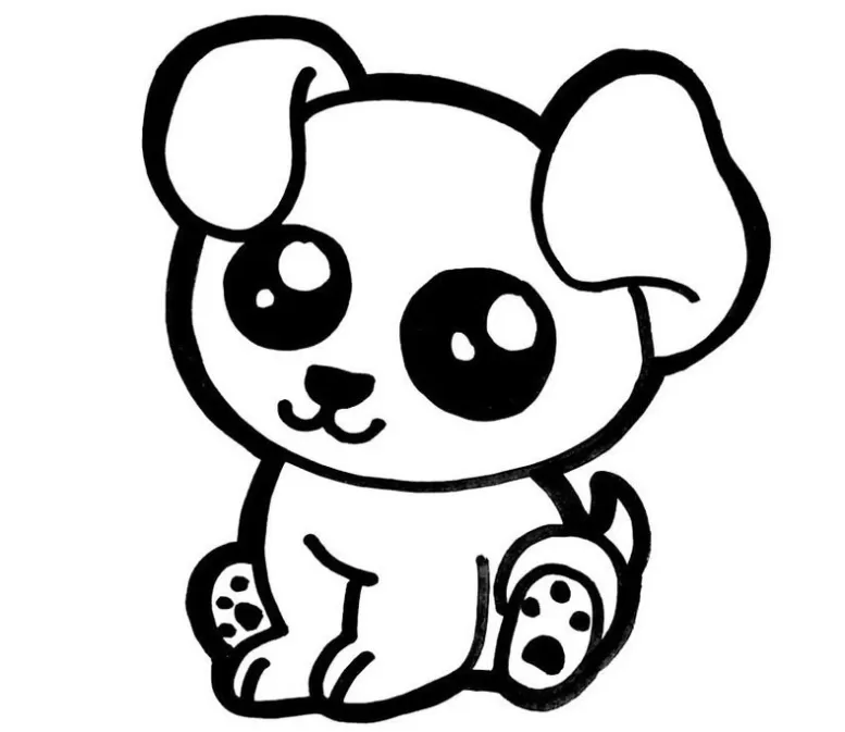 Kawaii de Animais para colorir - Desenhos Imprimir