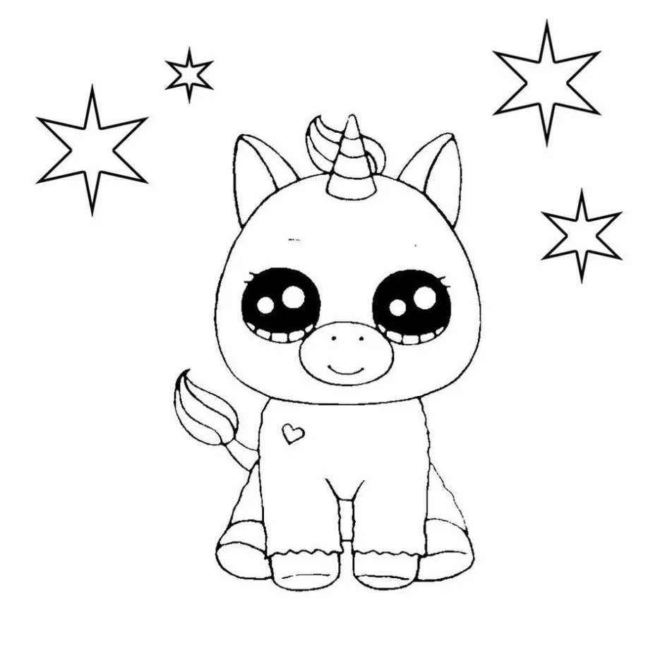 Kawaii de Animais para colorir - Desenhos Imprimir